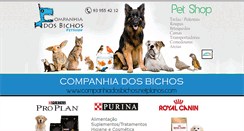 Desktop Screenshot of companhiadosbichos.netplanos.com