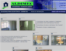 Tablet Screenshot of aldimec.netplanos.com